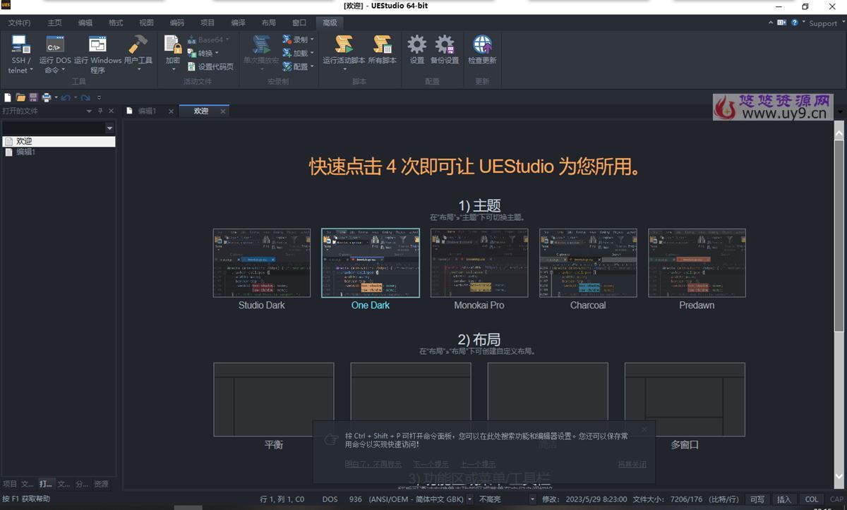IDM UEStudio(代码编辑器)v24.0.0.35 免激活中文绿色破解版 第1张